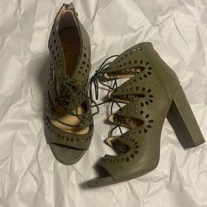 Olive green sandals